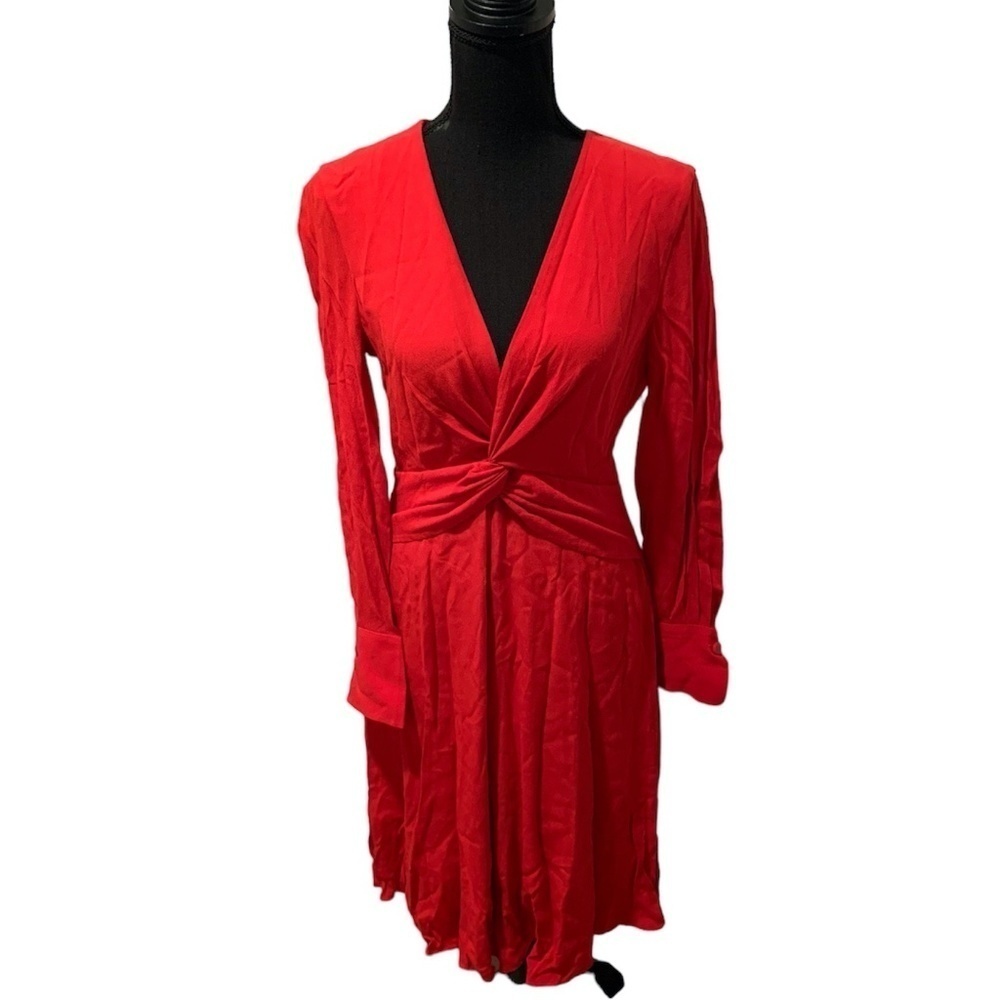Equipment Femme Short Faun Dress in Red size 6 NWT